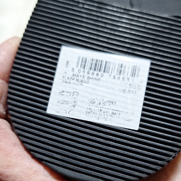 NWT Elegant Clarks Black Suede Women's Boots - Picture 5 of 10